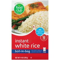 Food Club Boil-In-Bag Enriched Long Grain Instant ...
️