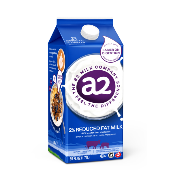 a2 Milk 2% Reduced Fat Milk