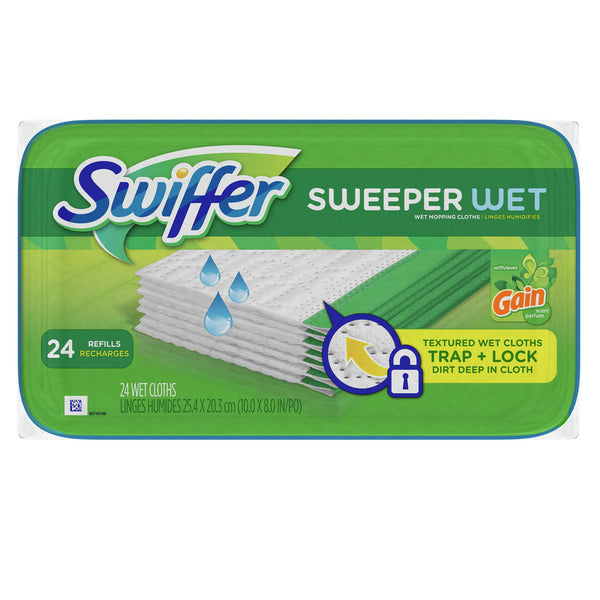 Swiffer Wet Mopping Cloths With Gain Scent
