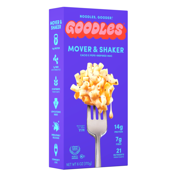 Goodles Mover & Shaker Cacio E Pepe Inspired Protein Mac & Cheese
