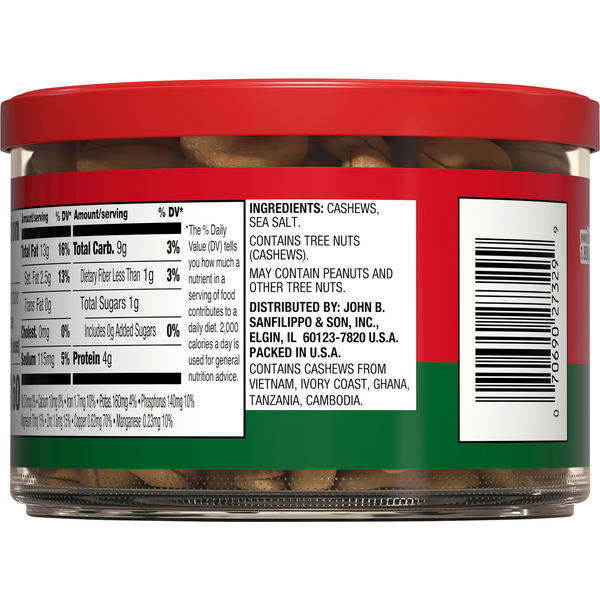 Fisher Cashews, Whole