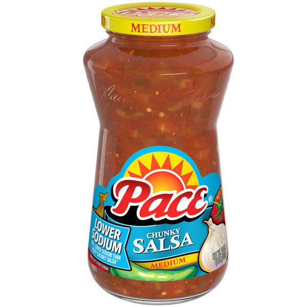 Pace Lower Sodium Chunky Medium Salsa