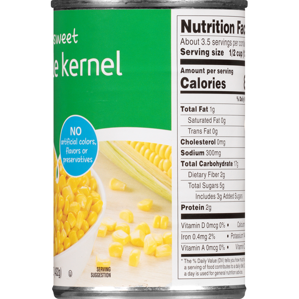 Food Club Corn, Whole Kernel, Golden Sweet