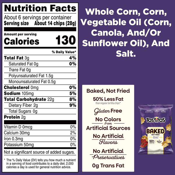 Tostitos Baked Scoops Tortilla Chips