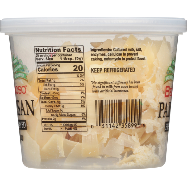 BelGioioso Freshly Shaved Cheese, Parmesan