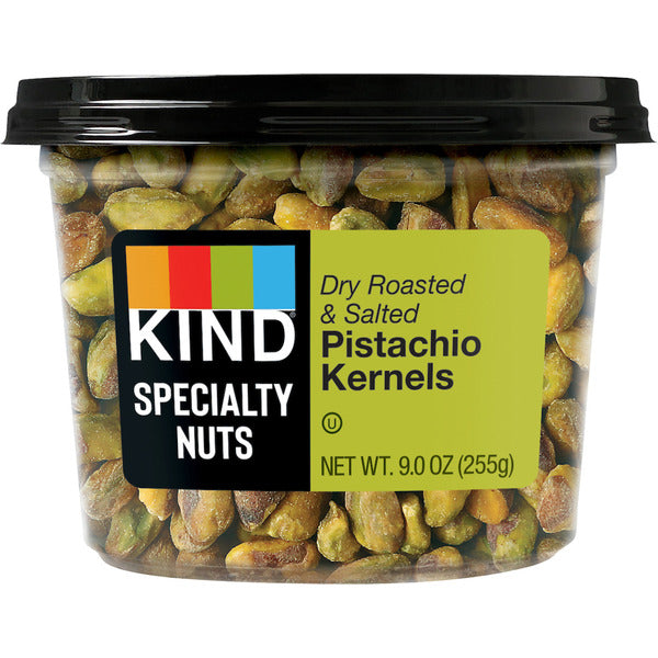 KIND Dry Roasted & Salted Pistachio Kernels, 9.0 OZ