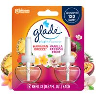 Glade PlugIns Scented Oil Refills, Hawaiian Breeze...
️