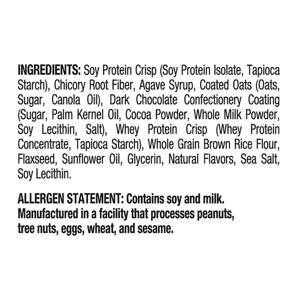 Ready Dark Chocolate Sea Salt Flavored Protein Bar