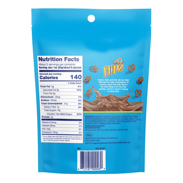Flipz Milk Chocolate Covered Pretzels