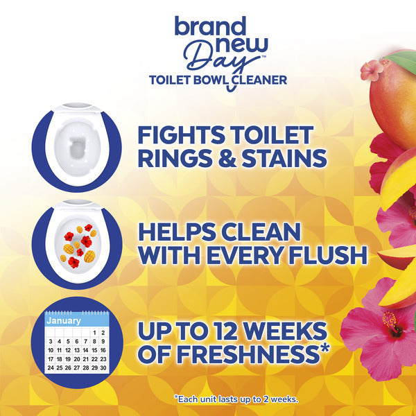 Lysol Click Gel Automatic Toilet Bowl Cleaner, Mango & Hibiscus