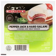 Cheesewich Pepper Jack & Hard Salami Cheese and Me...
️