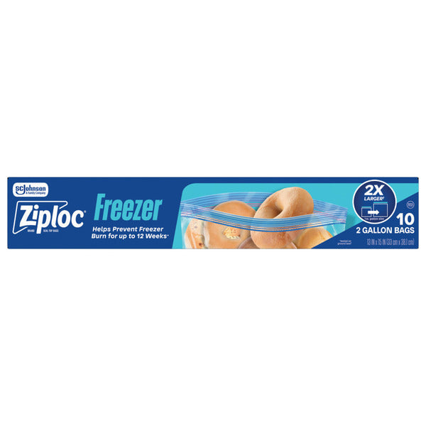Ziploc Double Zipper Freezer Bags