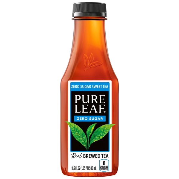 Pure Leaf Zero Sugar Real Brewed Tea Sweet Tea 16.9 Fl Oz, 6 Count