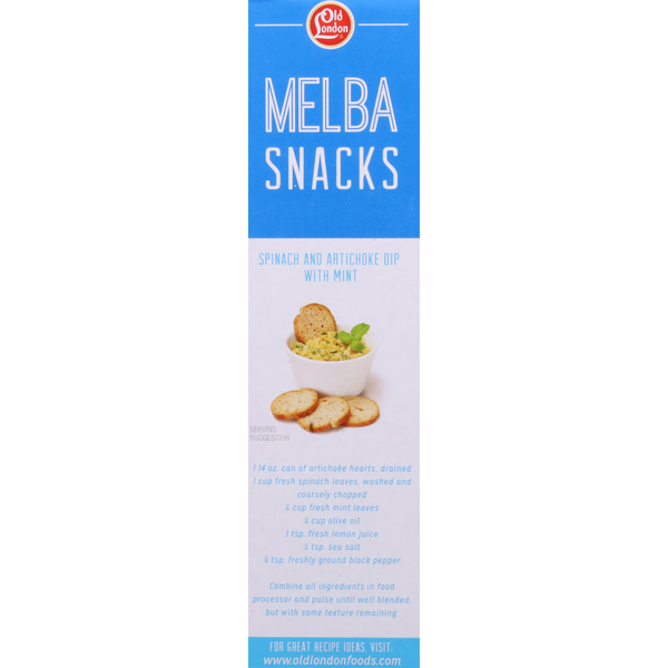 Old London Snacks, Sea Salt, Melba