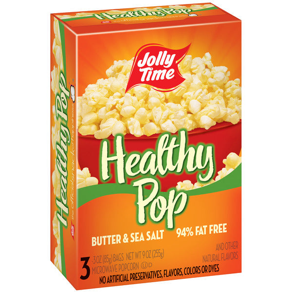 Jolly Time Healthy Pop Butter Microwave Popcorn