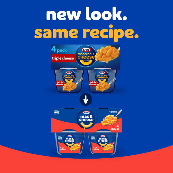 Kraft Triple Cheese Mac & Cheese Easy Microwavable Dinner