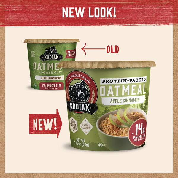 Kodiak Oatmeal Cup, Apple Cinnamon