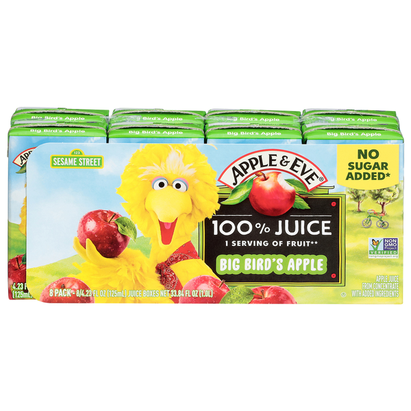 Apple & Eve Sesame Street Peach Pear 100% Juice