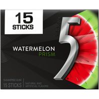 5 GUM Watermelon Prism Sugar Free Chewing Gum Pack️ DestGlow