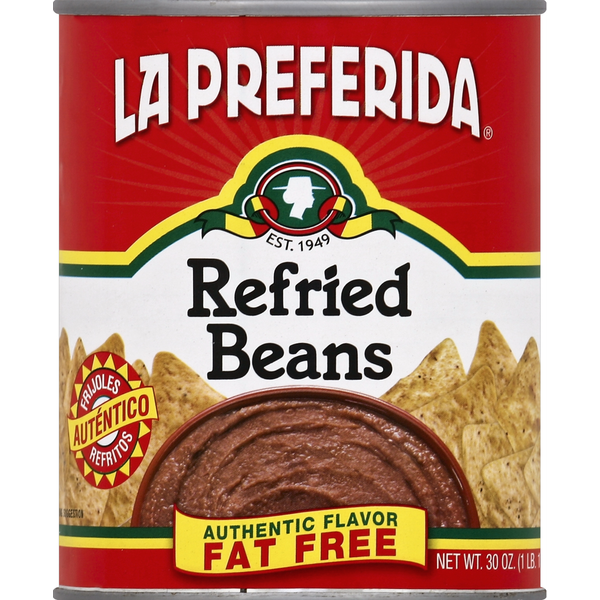 La Preferida Refried Beans, Fat Free