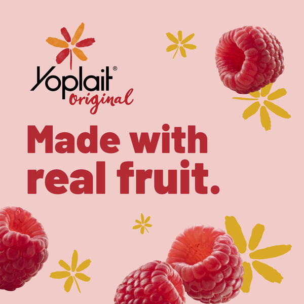 Yoplait Original Low Fat Red Raspberry Yogurt Cup