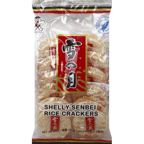 Hot Kid Rice Crackers, Shelly Senbei