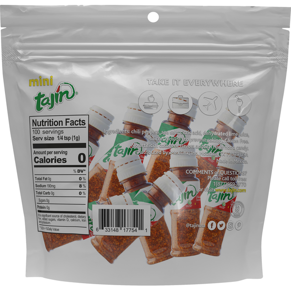 Tajín Seasoning, Clasico, Mini