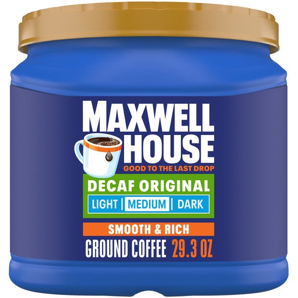 Maxwell House The Original Roast Decaffeinated Medium Roast Ground Coffee