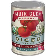 Muir Glen Diced Fire Roasted Tomatoes, No Salt Add...
️