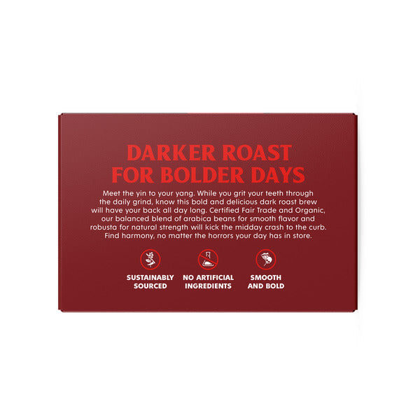Death Wish Coffee Dark Roast, Organic and Fair Trade, Single Serve Coffee Pods