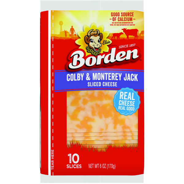Borden Slices, Colby & Monterey Jack