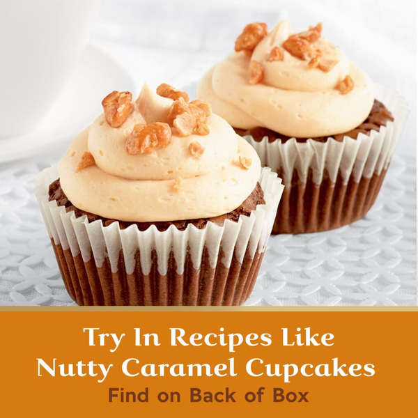 GHIRARDELLI Caramel Walnut Premium Brownie Mix, Includes Caramel and Real Walnuts