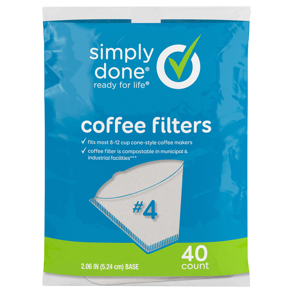 Simply Done Coffee Filters,