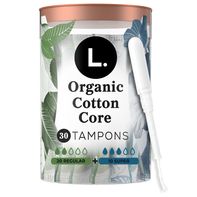L. Tampons Regular/Super, Contains an Organic Cott...
️
