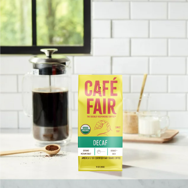 Café Fair Organic Decaf Original, Ground Coffee, Fair Trade