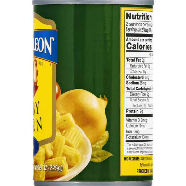 Napoleon Co. Baby Corn, Cut