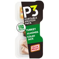 P3 Portable Protein Snack Pack with Turkey, Almond...
️