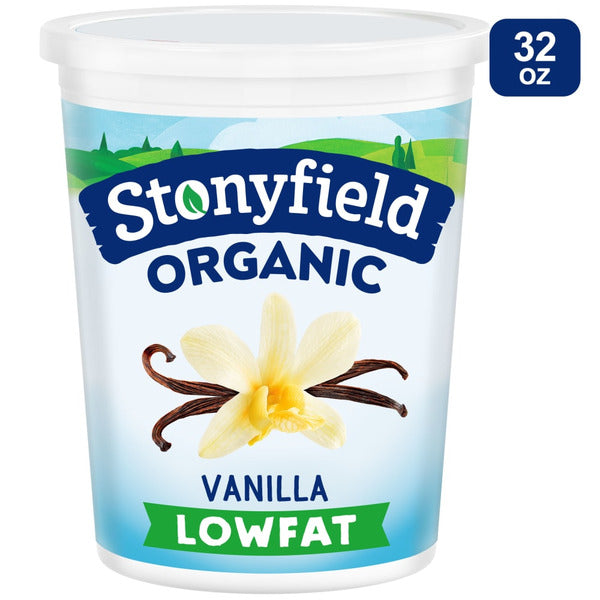 Stonyfield Organic Lowfat Yogurt Vanilla