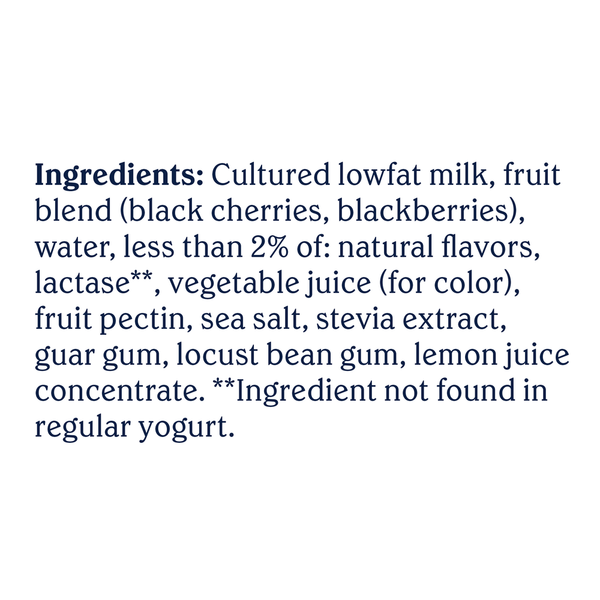 Chobani Zero Added Sugar Lowfat Greek Cherry Berry Yogurt