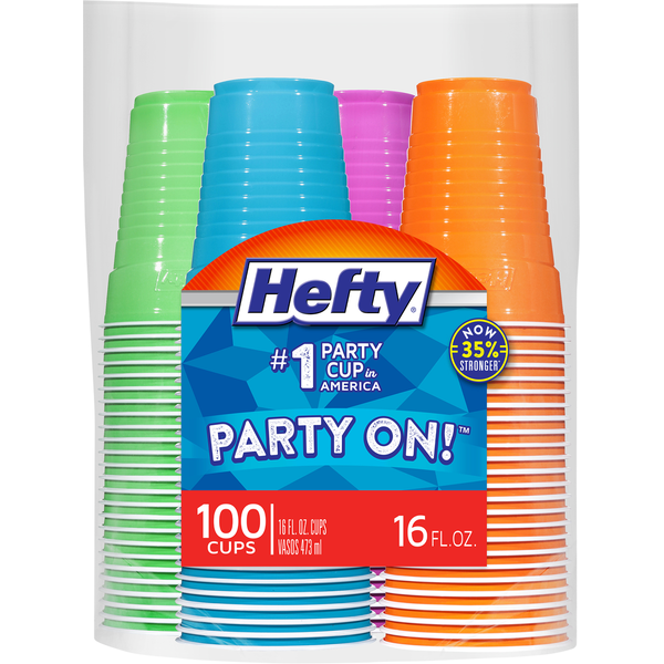 Hefty Assorted Colors Cups
