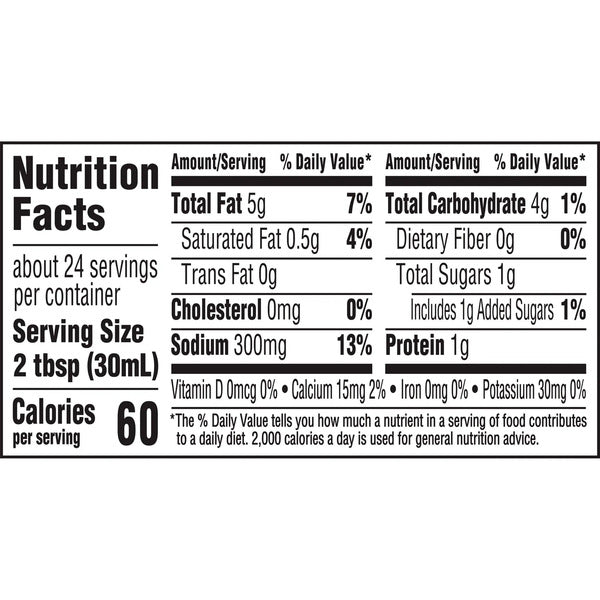 Hidden Valley Light Ranch Condiment and Dressing, Easy Squeeze Bottle