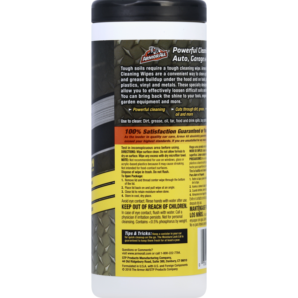 Armor All Cleaning Wipes, Heavy Duty
