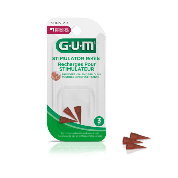 Sunstar GUM GUM Stimulator Rubber Tip Refills