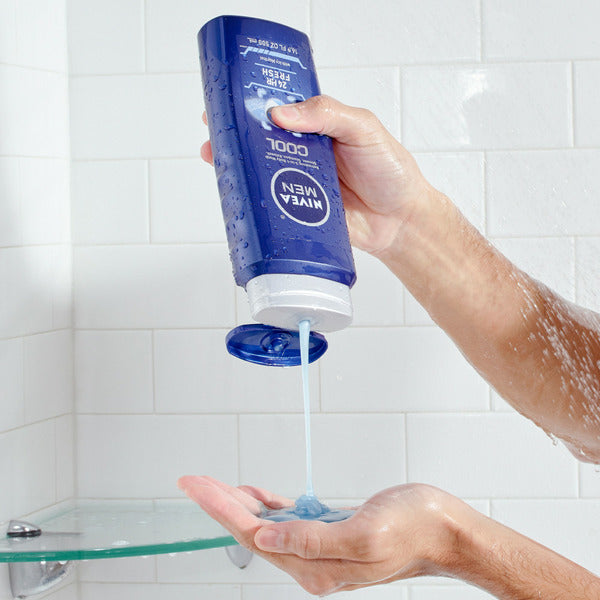 NIVEA Men Cool 3-in-1 Body Wash Menthol + Yuzu