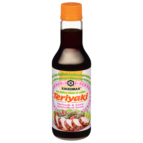 Kikkoman Less Sodium Teriyaki Marinade & Sauce