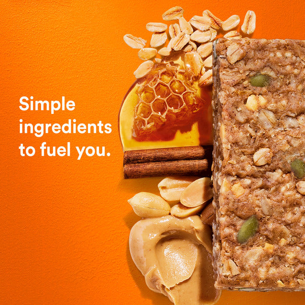 RXBAR Nut Butter and Oat Honey Cinnamon Peanut Butter Protein Bars, Protein Snacks, 5 Count