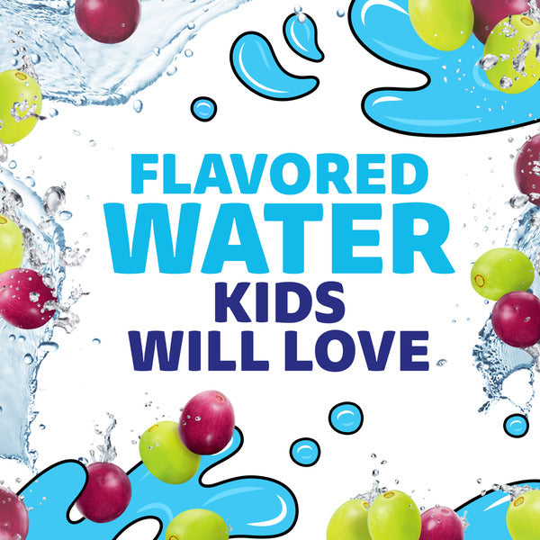 Capri Sun Grape Geyser Naturally Flavored Kids Water Beverage Drink Pouches