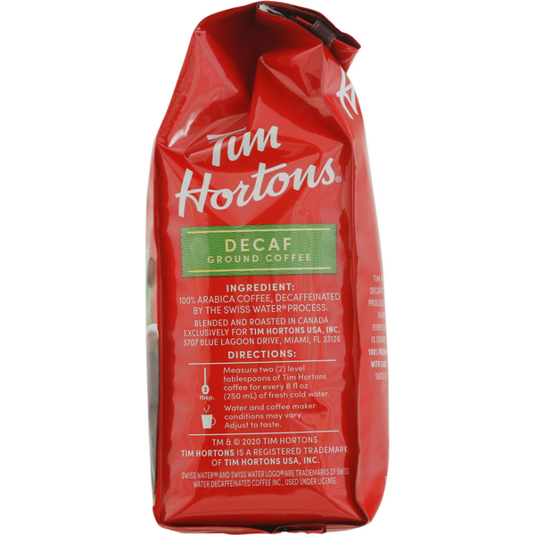 Tim Hortons Decaf Ground Coffee
