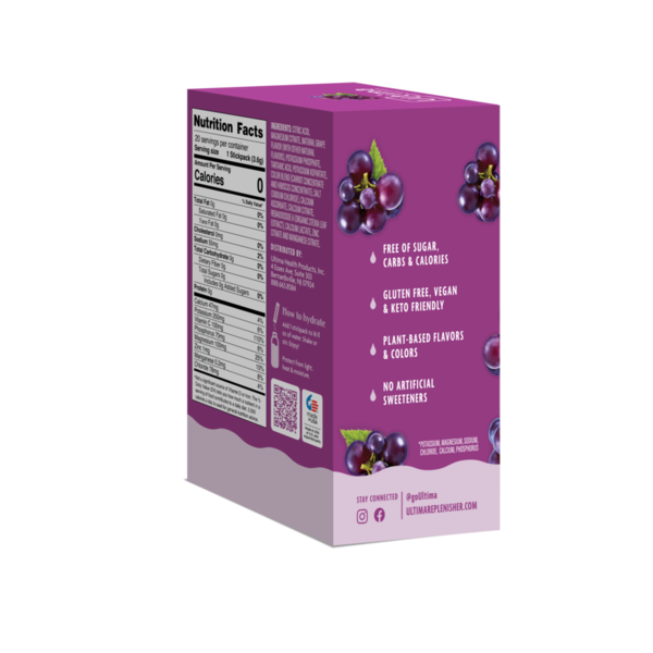 Ultima Replenisher Daily Electrolyte Mix, Grape