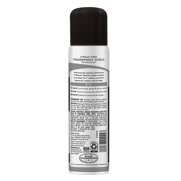 Weiman Stainless Steel Cleaner and Polish Aerosol